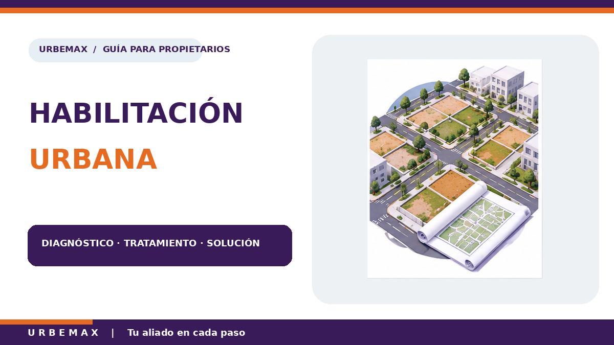 Compré un lote en una urbanización, pero la habilitación urbana no está recepcionada