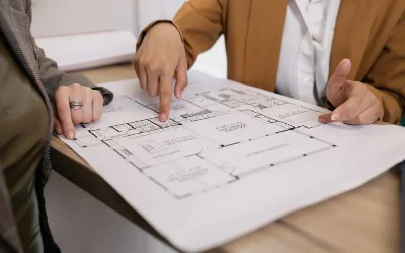 Revisión de planos de arquitectura para el expediente de licencia